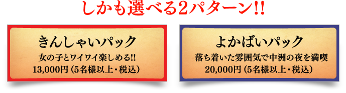 選べる２パターン!